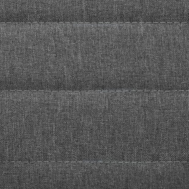2 Pcs Dining Chairs Light Grey Fabric Image 2