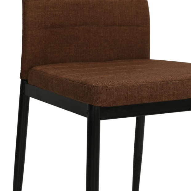 Dining Chairs 2 Pcs Brown Image 7