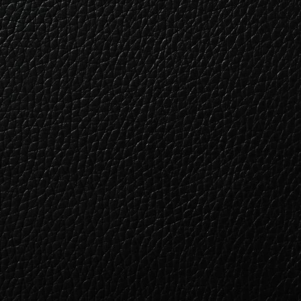 Dining Chairs 2 Pcs Black Faux Leather Tufted Button Image 3