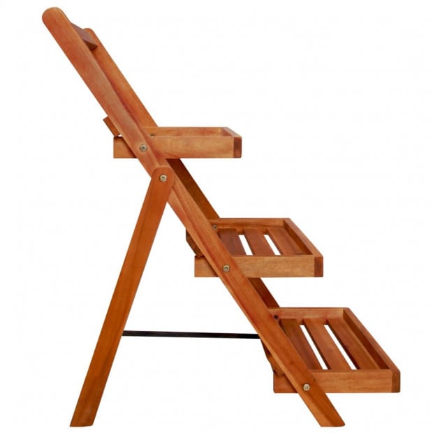 3-tier Plant Stand 50x63x80 Cm Solid Acacia Wood Image 3