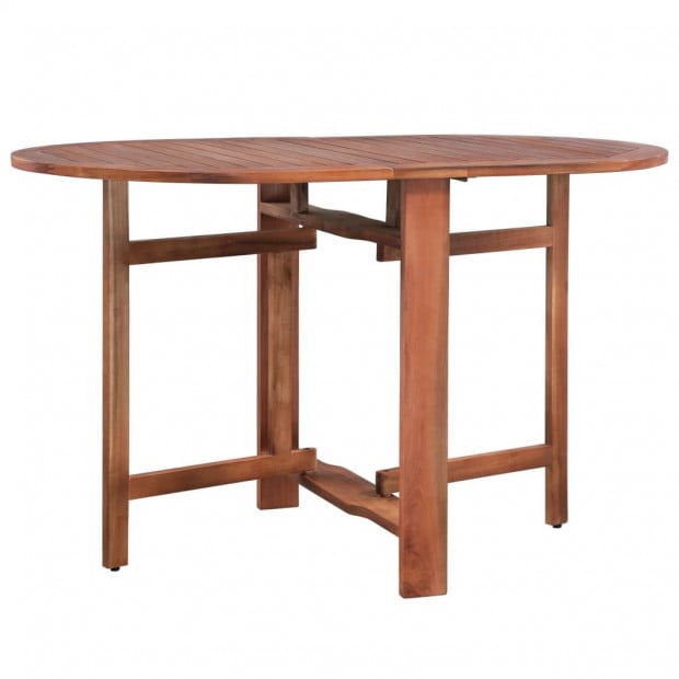 Garden Table 120x70x74 Cm Solid Acacia Wood Image 2