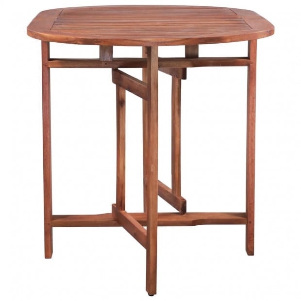 Garden Table 120x70x74 Cm Solid Acacia Wood Image 4