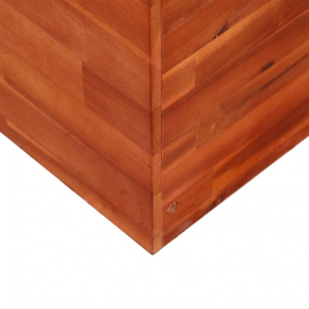 Garden Planter Acacia Wood 200x50x50 Cm Image 4