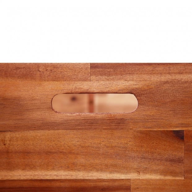 Garden Planter Acacia Wood 200x50x50 Cm Image 5