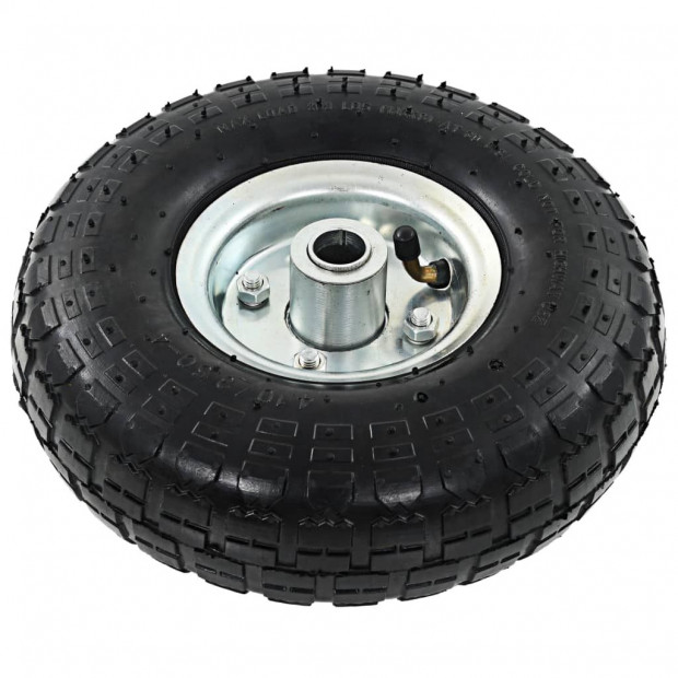 Sack Truck Wheels 2 Pcs Rubber 4.10/3.50-4 Image 4