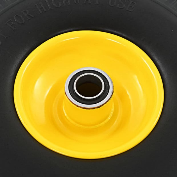 Sack Truck Trolley Wheels 2 Pcs Solid Pu 3.00-4 Image 2