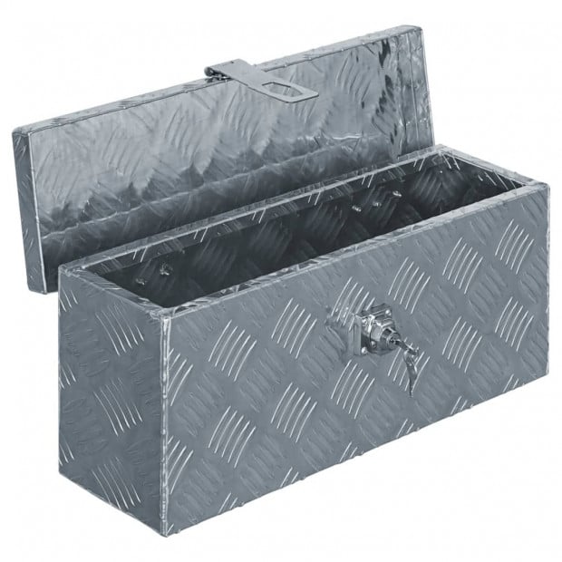 Aluminium Box for Tools 48.5x14x20 Cm Silver Image 4