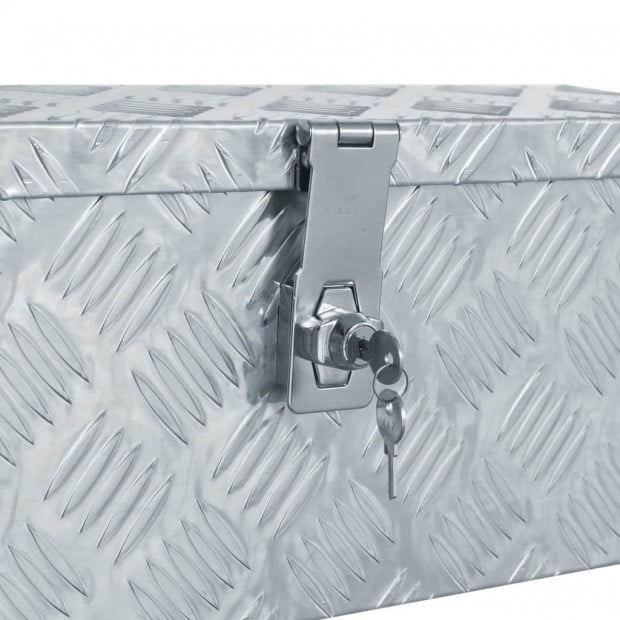 Aluminium Box for Tools 48.5x14x20 Cm Silver Image 5