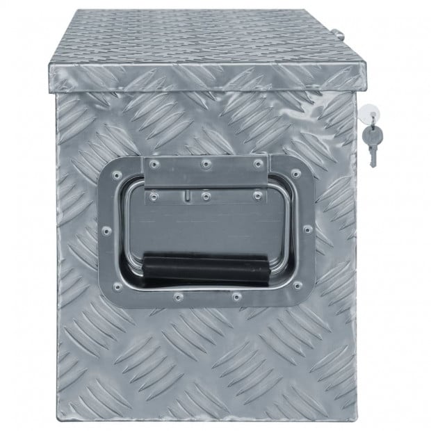 Aluminium Box 80x30x35 Cm Silver Image 2