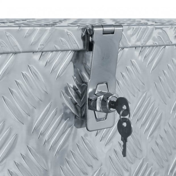 Aluminium Box 80x30x35 Cm Silver Image 5