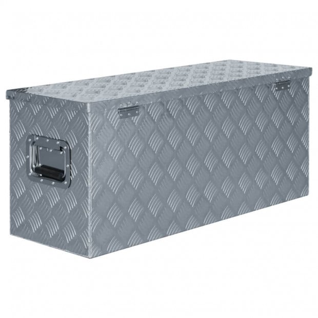 Aluminium Box For Tools 90.5x35x40 Cm Silver Image 4