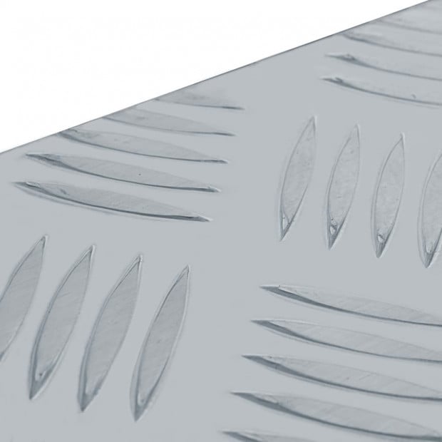 Aluminium Box For Tools 110.5x38.5x40 Cm Silver Image 5