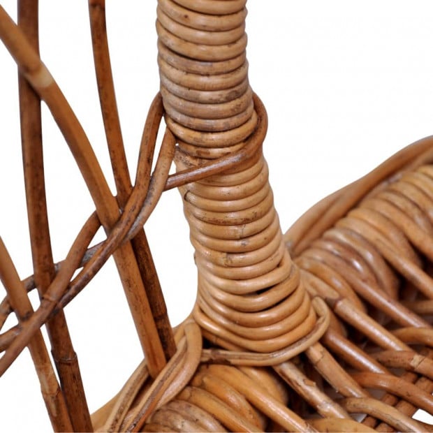 Outdoor Chair Natural Rattan Brown Image 5