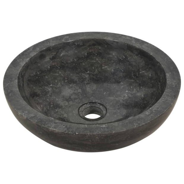 Sink 40x12 Cm Marble Black Image 2