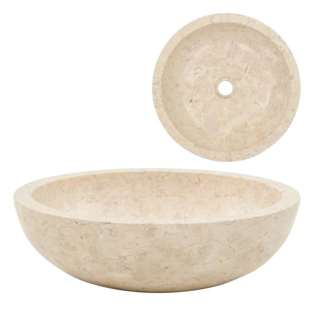 Sink 40x12 Cm Marble Cream