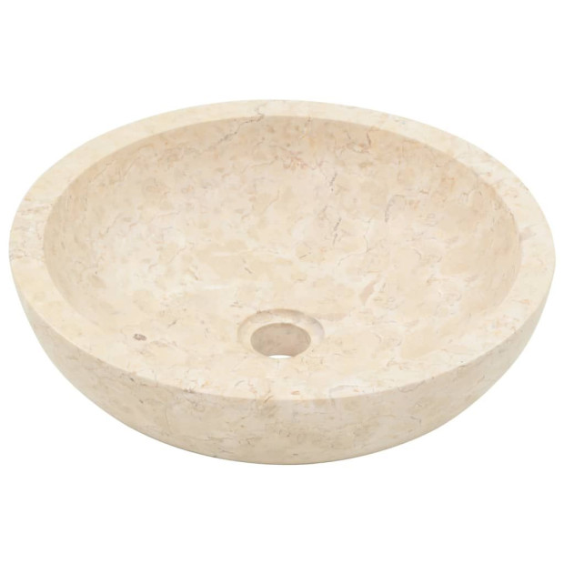 Sink 40x12 Cm Marble Cream Image 2