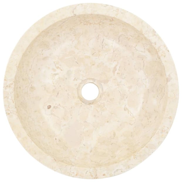Sink 40x12 Cm Marble Cream Image 4