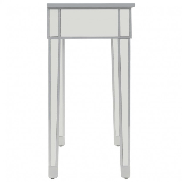 Mirrored Console Table Mdf And Glass 106.5x38x76.5 Cm Image 5