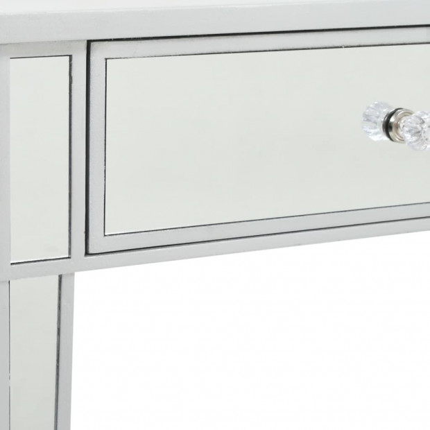 Mirrored Console Table Mdf And Glass 106.5x38x76.5 Cm Image 7