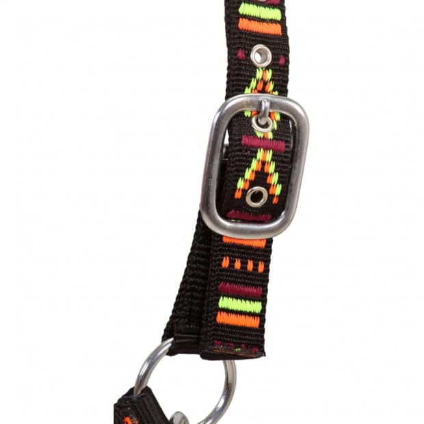 Head Collars 2 Pcs For Horse Nylon Size Cob Black Image 4