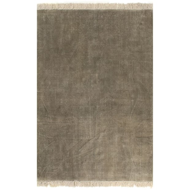 Kilim Rug Cotton 160x230 Cm Taupe