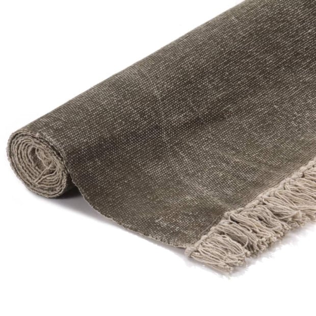 Kilim Rug Cotton 200x290 Cm Taupe Image 2