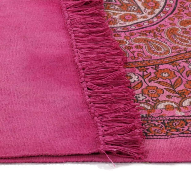 Kilim Rug Cotton 160x230 Cm With Pattern Fachsia Image 4