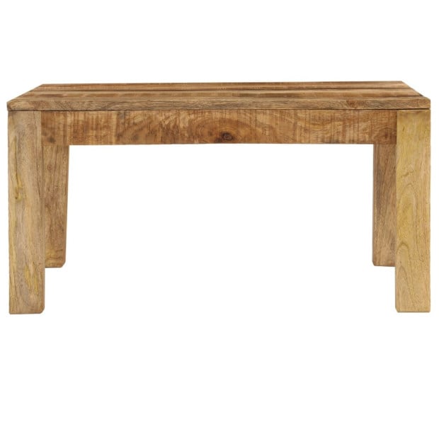Coffee Table 80x80x40 Cm Solid Mango Wood Image 3
