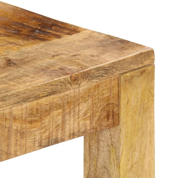Coffee Table 80x80x40 Cm Solid Mango Wood Image 4