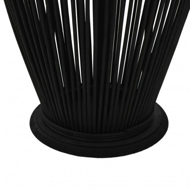 Hanging Candle Lantern Holder Bamboo Black 95 Cm Image 3