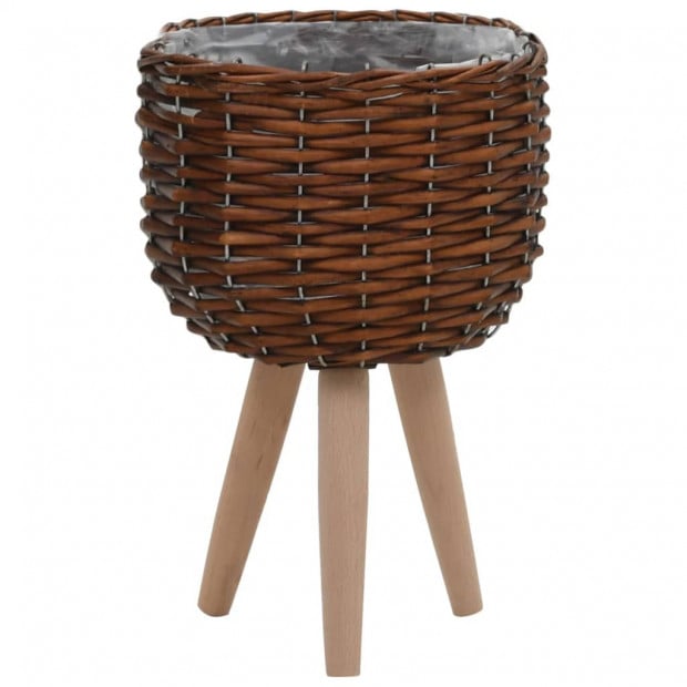 Planter 3 Pcs Wicker With Pe Lining Image 3