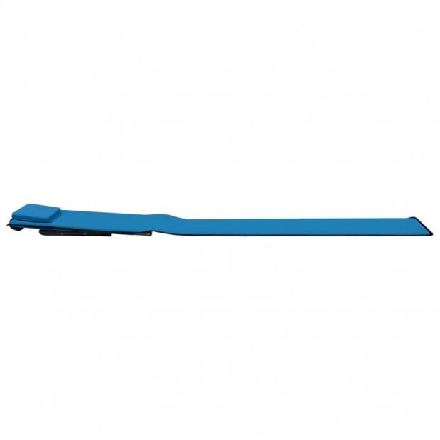Folding Beach Mats 2 Pcs Steel And Fabric Blue Image 8