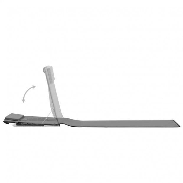 Folding Beach Mats 2 Pcs Steel And Fabric Grey Image 6