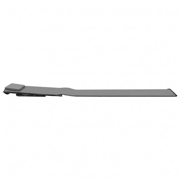Folding Beach Mats 2 Pcs Steel And Fabric Grey Image 8