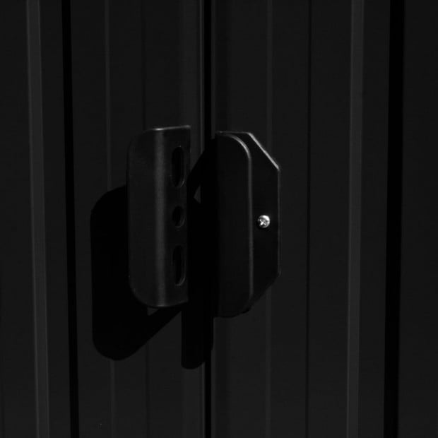 Garden Shed 257x497x178 Cm Metal Anthracite Image 5