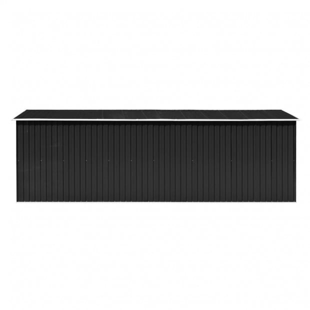 Garden Shed 257x597x178 Cm Metal Anthracite Image 7