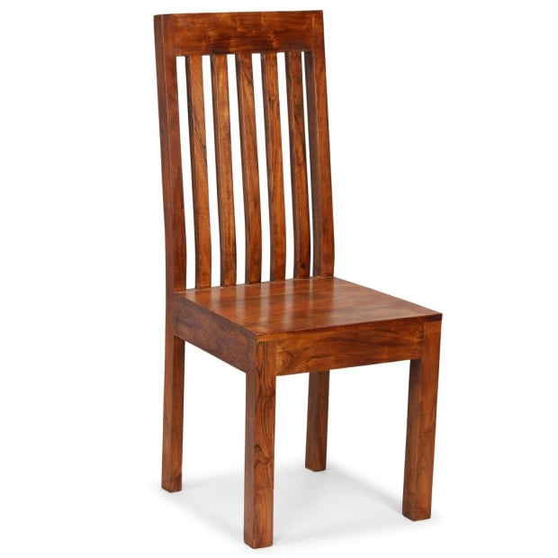 Dining Chairs 6 Pcs Solid Wood With Sheesham Finish Modern Image 2