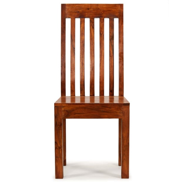 Dining Chairs 6 Pcs Solid Wood With Sheesham Finish Modern Image 3