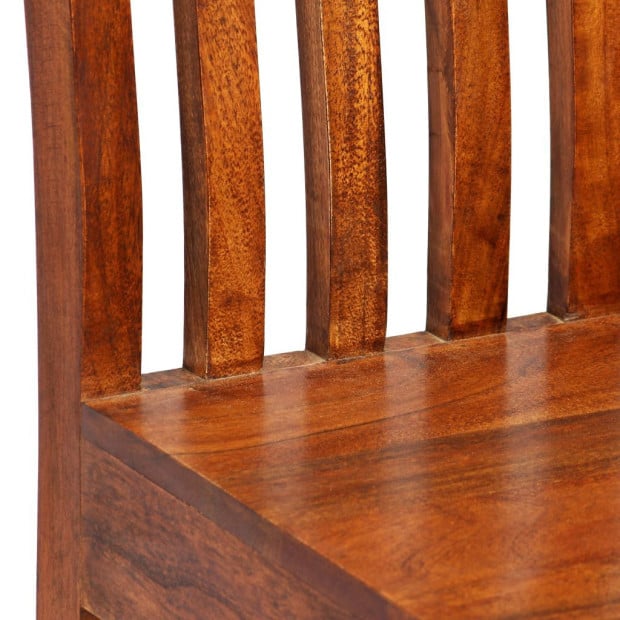 Dining Chairs 6 Pcs Solid Wood With Sheesham Finish Modern Image 5