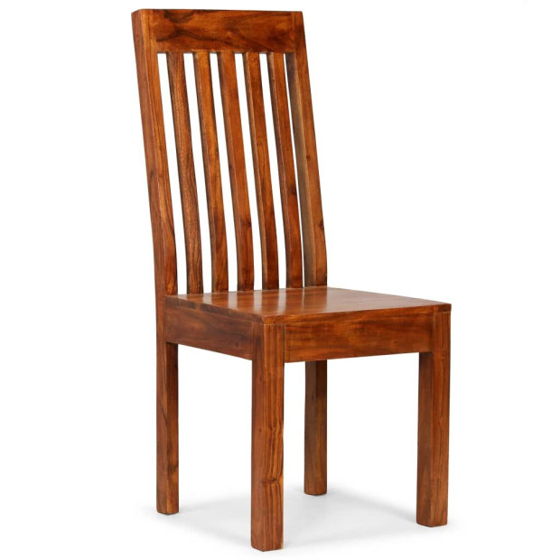 Dining Chairs 6 Pcs Solid Wood With Sheesham Finish Modern Image 9