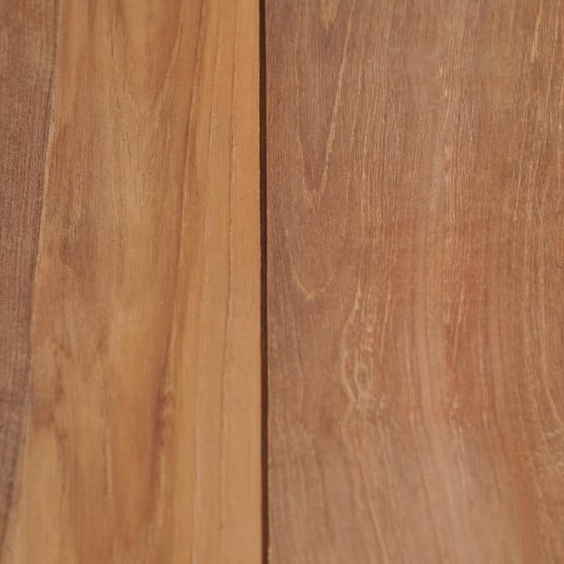 Dining Table Solid Teak Wood With Natural Finish 180x90x76 Cm Image 2