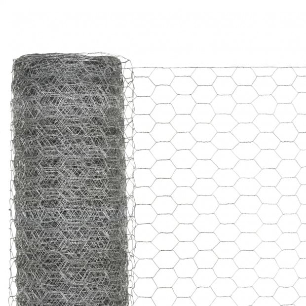 Wire Fence Galvanised Steel 25x1.5 M Silver Image 3