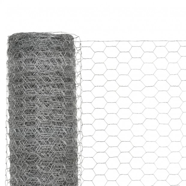 Wire Fence Galvanised Steel 25x1.2 M Silver Image 3
