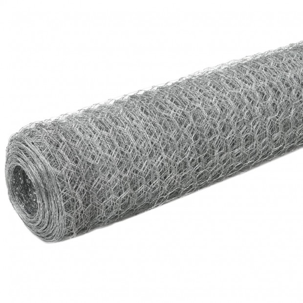 Wire Fence Galvanised Steel 25x1.5 M Silver Image 2