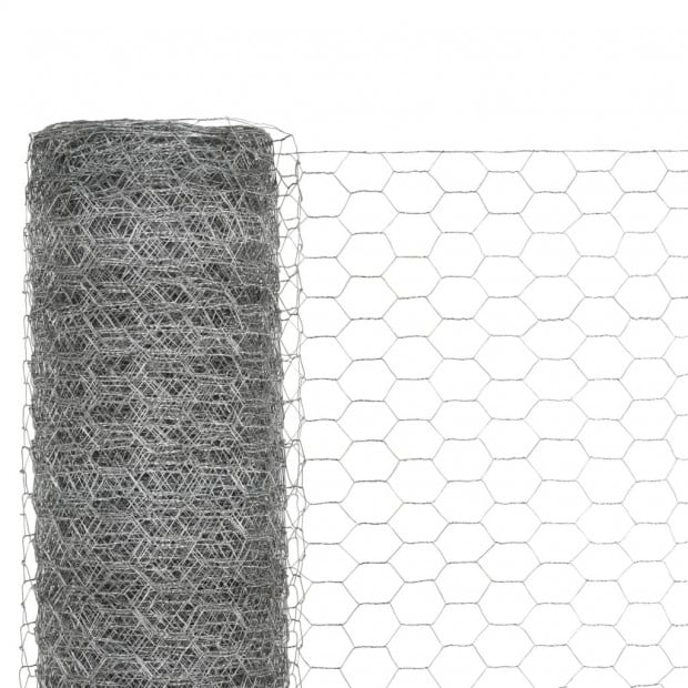 Wire Fence Galvanised Steel 25x1.5 M Silver Image 3