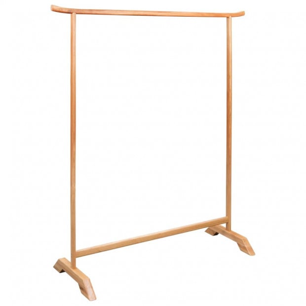 Clothes Rack 125x175 Cm Solid Oak Wood