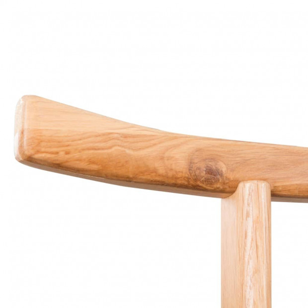 Clothes Rack 125x150 Cm Solid Oak Wood Image 4