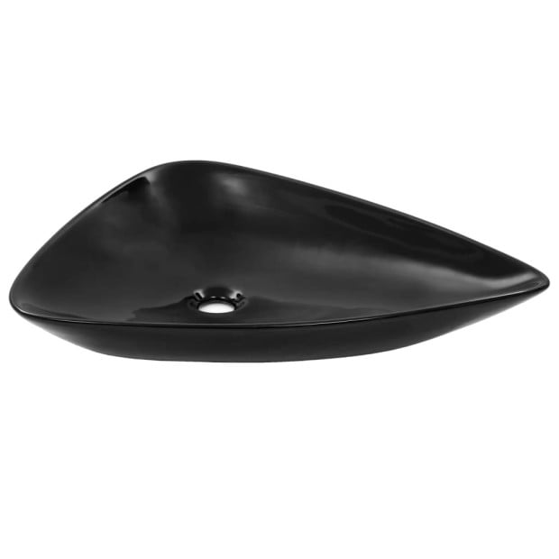 Basin Ceramic Black Triangle 645x455x115 Mm Image 2