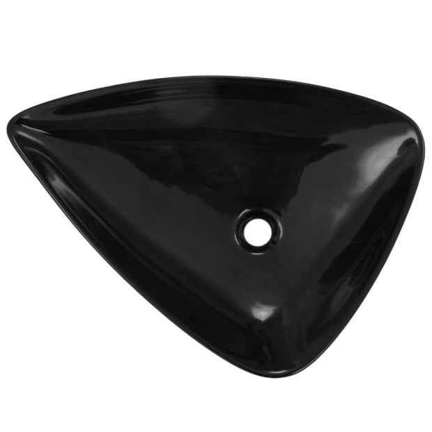 Basin Ceramic Black Triangle 645x455x115 Mm Image 4
