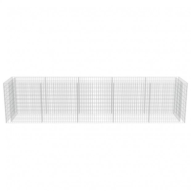 Gabion Raised Bed Galvanised Steel 450x90x100 Cm Image 5